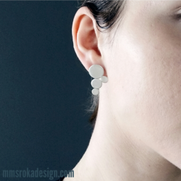 mmsrokadesign kolczyki srebrne mmk57