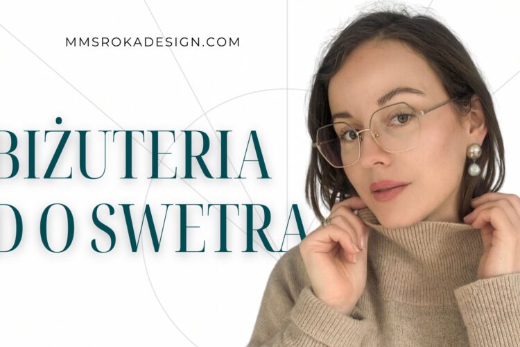 Biżuteria do swetra MM Sroka Design